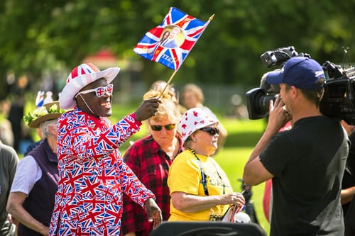 This image shows some happy old people enjoying their life in some ceremony in reading, Berkshire, united kingdom